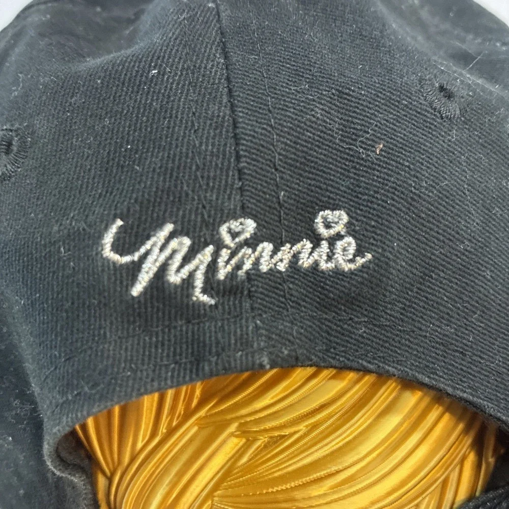 Disney's Minnie Mouse Women's Embroidered Bow Baseball Cap